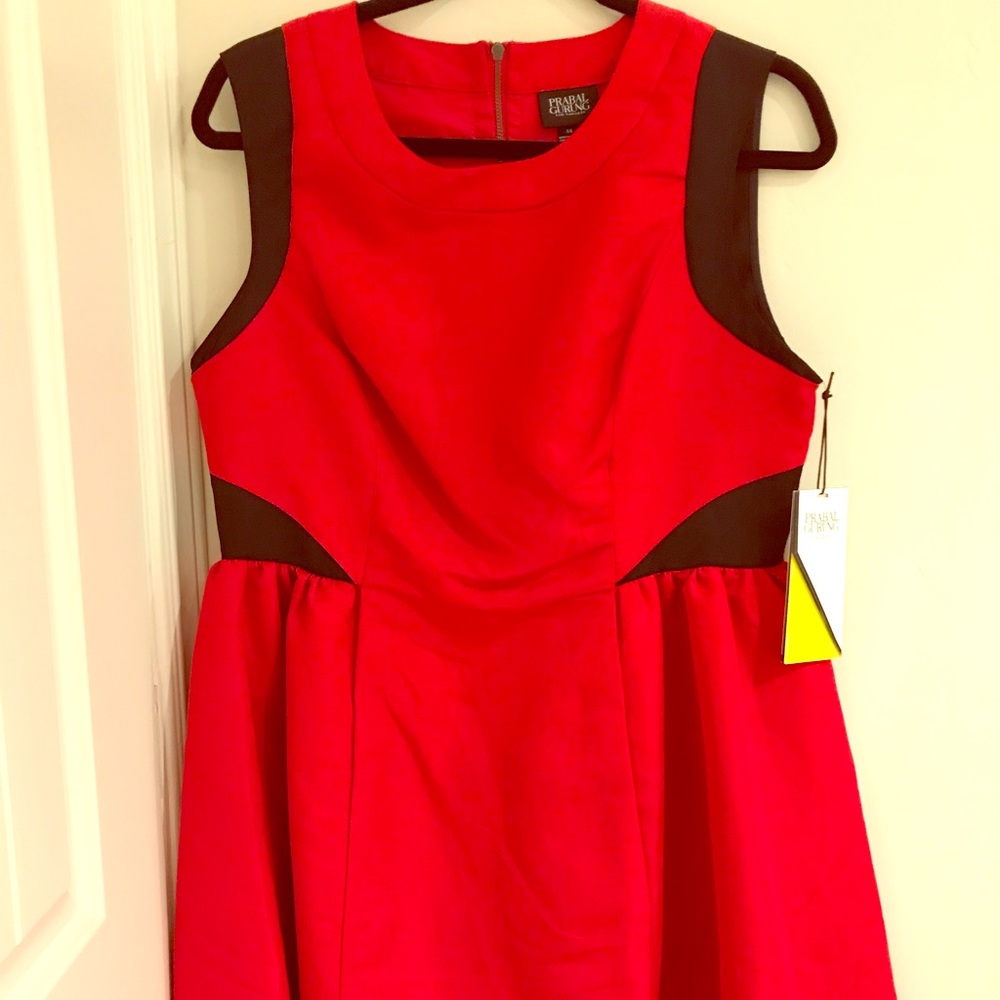 Pranav Gurung for Target red dress w/ pockets XXO - Picture 1 of 7
